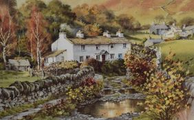 After Judy Boyes (British b.1943) a limited edition coloured Lake District scene print, entitled '