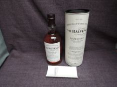 A bottle of The Balvenie 12 Year Old Single Malt Scotch Whisky, Signature David Stewart the Balvenie