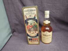 A bottle of 1980's/1990's Glen Moray 12 Year Old Single Highland Malt Scotch Whisky, Highland