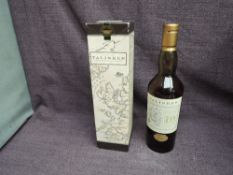 A bottle of 1990's Talisker 10 Year Old Single Malt Scotch Whisky, Old Map Label Classic Malt