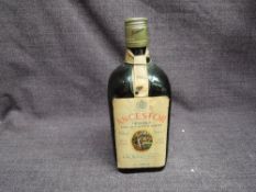 A bottle of Dewars Ancestor Blended Rare Old Scotch Whisky, screw top, 70 proof, 26 2/3 fl oz