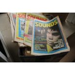 A lot of approximately eighty music papers from the 1980's - a selection that may included NME ,