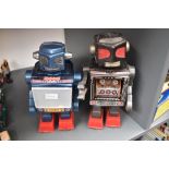 Two 1960's Japanese tin plate and battery operated Robots, both approx 25cm tall