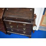 An 18th Century dark oak bureau