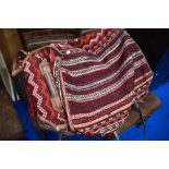 Two Native American style saddle blankets