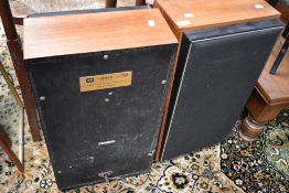 A pair of vintage speakers, Derma by Decca