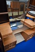 A mid 20th Century golden oak dressing table, E Gomme , G Plan