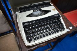 A vintage Smiths Corona typewriter