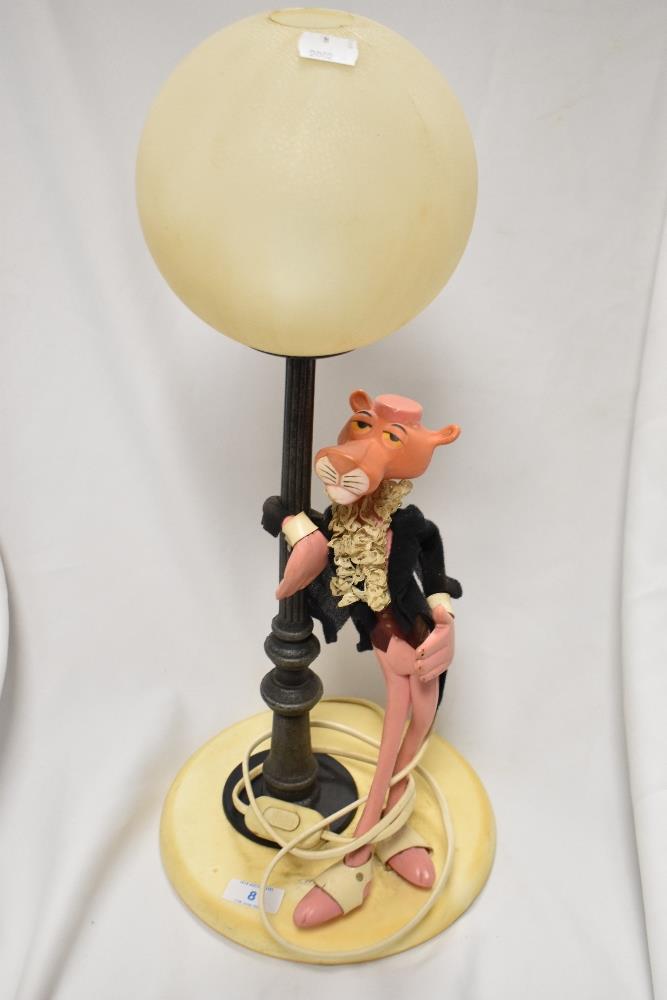 A vintage 1960s Linea Zero Pink Panther table lamp, 52cm tall - Image 2 of 4