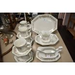 A selection of 1990s Johnson Brothers table ware, cups, saucers, bowl and platter to be included.