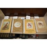 Four early editions of Beatrix Potter books 'The Tale of Mr Tod', 'the Tale of Jeremy Fisher', '