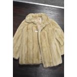 A ladies vintage Tissavel of France faux fur coat