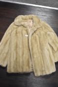 A ladies vintage Tissavel of France faux fur coat
