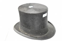A 20th Century Sam Cooke of Lancaster top hat, with manufacturer's details to the inside