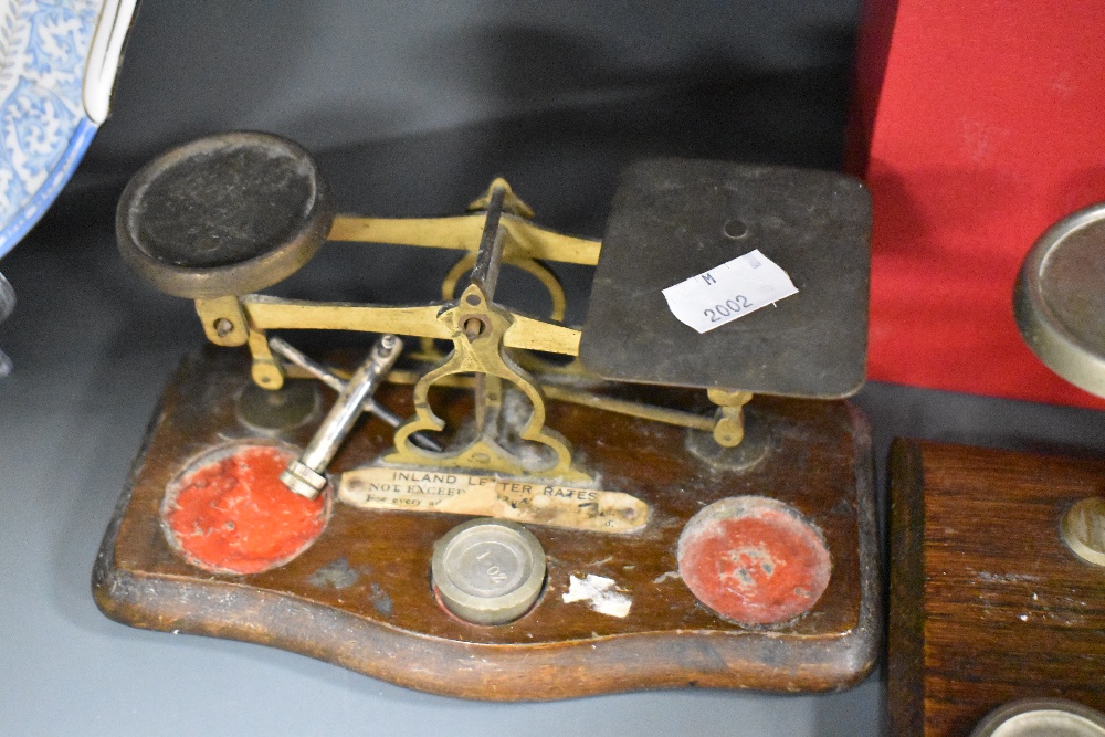 Three sets of postal scales and weights, to include Ensign scales and weights - Image 3 of 3