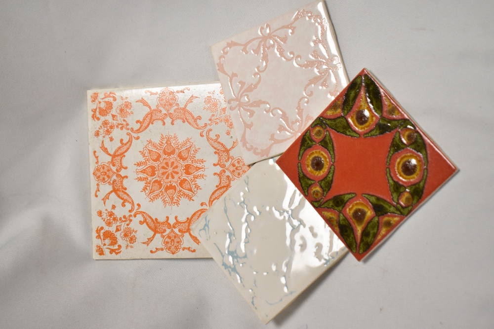 A selection of various decorative ceramic tiles, some retaining the original packaging. - Image 2 of 2