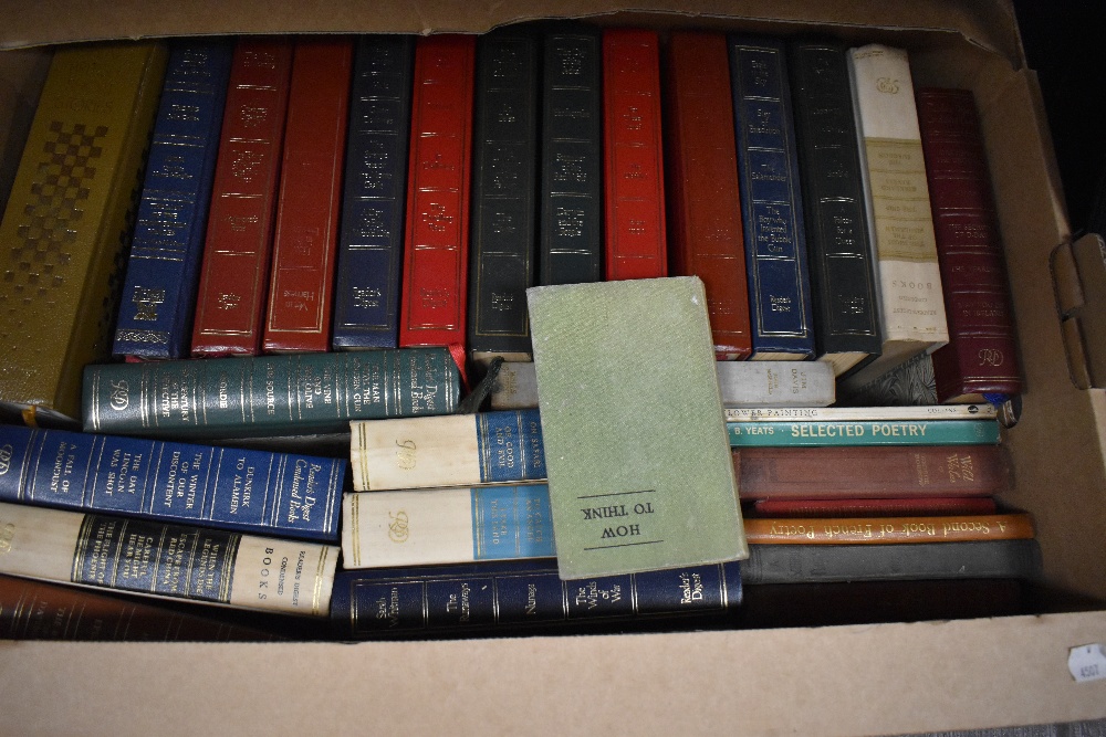 Four boxes of assorted genre books including Readers Digest and similar size vintage books including - Image 4 of 5