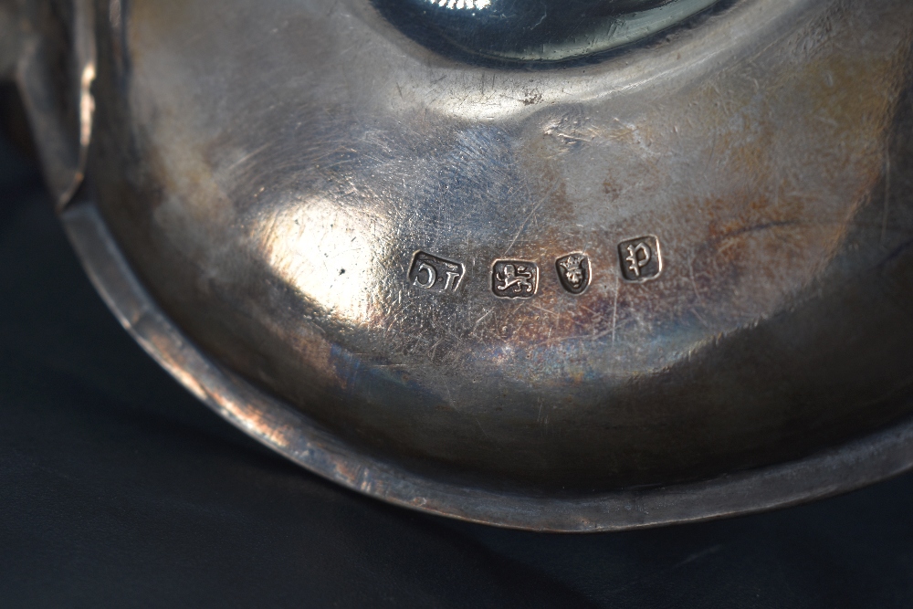 A George III silver chamber stick, of traditional design with removable sconce, conical extinguisher - Image 2 of 3