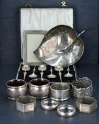 A cased set of six Queen Elizabeth II silver tea spoons, formed as replica anointing spoons, marks