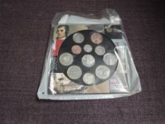 A Royal Mint 2009 United Kingdom Brilliant Uncirculated Coin Collection, 11 coins includes Kew