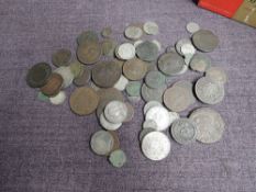 A collection of World Coins including Victorian Silver, many countries also includes Roman and