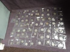 A collection of Shillings and Sixpences from 1757 onwards including, Shillings 1826, 1887, 1895, 19