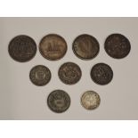 Seven Tokens, New Brunswick 1843 New Penny, Province of Nova Scotia 1832 & 1856 One Penny,