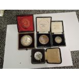 Three silver Medallion, International Exhibition of Navigation, Travelling, Commerce and