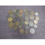 A collection of Commonwealth mainly Copper Coins including Australian 1911 Half Penny 1922 Penny,