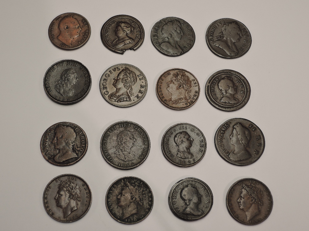 A collection of GB Farthings, 167? Charles II, 1697, 1717?, 1724, 1737, 1754, 1773, 1774, 1799 x2, - Image 2 of 2