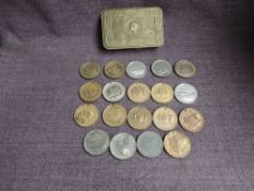 A collection of nineteen 19th century Liverpool (13) and Widnes (6) School Attendance Medallions