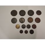 A collection of GB Queen Victoria Coins, Third Farthing 1844 x2, Farthing 1858, 1860, 1866, 1894,