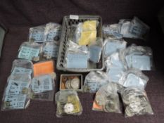 A collection of GB Silver Coins, 1920-1946 approx 31oz of Silver including Sixpences, Shillings,