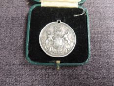A King and Constitution Silver Medal 1690, W. Mossop, 34mm, the obverse depicting a laureate and