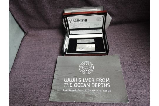 A London Mint WWII Silver From the Ocean Depths, WWII Silver from Convoy SL64 SS Gairsoppa, Silver