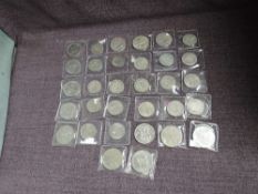 A collection of GB Silver Crowns and Half Crowns including, Crowns George III 1819, 1893, 1935 and