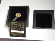 A Perth Mint 1/4oz Gold Proof Coin, 2020 75th Anniversary of World War II, limited edition 0587/1000