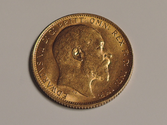 A 1905 Edward VII Gold Sovereign, Royal Mint - Image 2 of 2