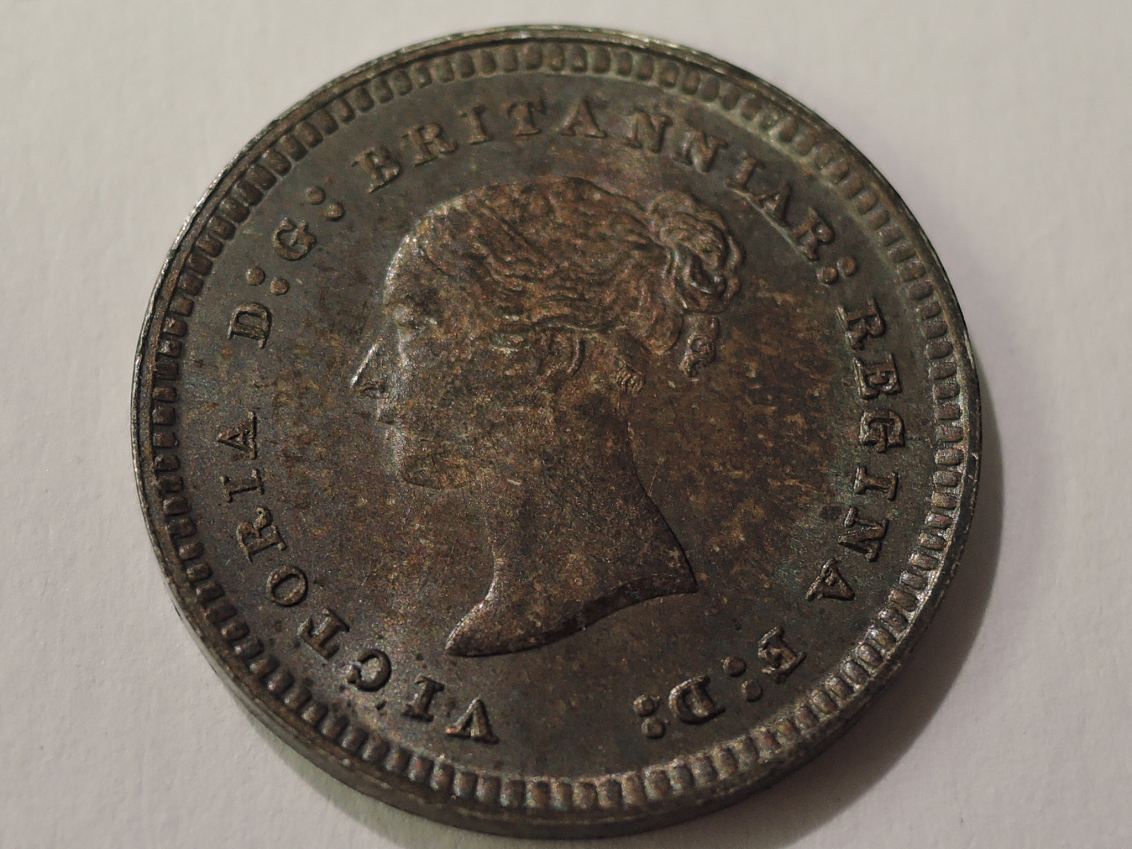 A part set of 1887 Queen Victoria Silver Maundy Coins, Four Pence, Threepence and Two Pence - Image 8 of 8