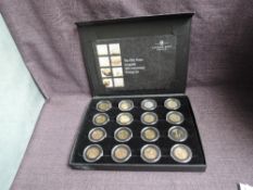 A London Mint/Royal Mint The Fifty Pence Complete 40th Anniversary Prestige Set, 16 coins, 1969-