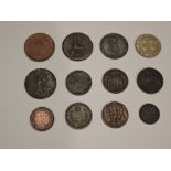 A collection of Commonwealth Coins, Ionikon Kpatos 1819 Penny and 1819 Half Penny, Gibraltar 1842
