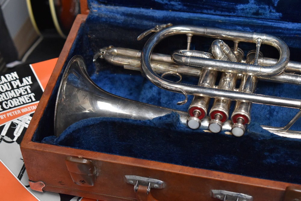 A Lark cornet in fitted case - Image 2 of 2