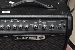 A Line 6, Spider IV 15 practice amplifier