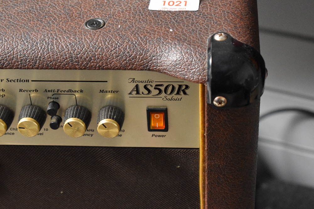 A Marshall acoustic combo amplifier, AS50R - Image 2 of 3