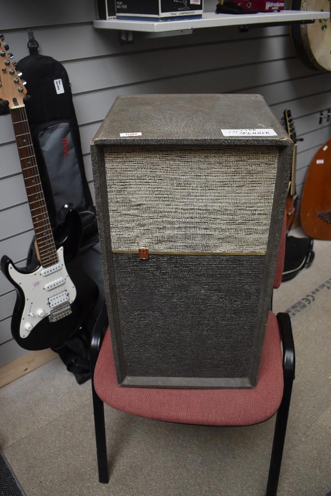 A vintage loudspeaker, labelled Ear