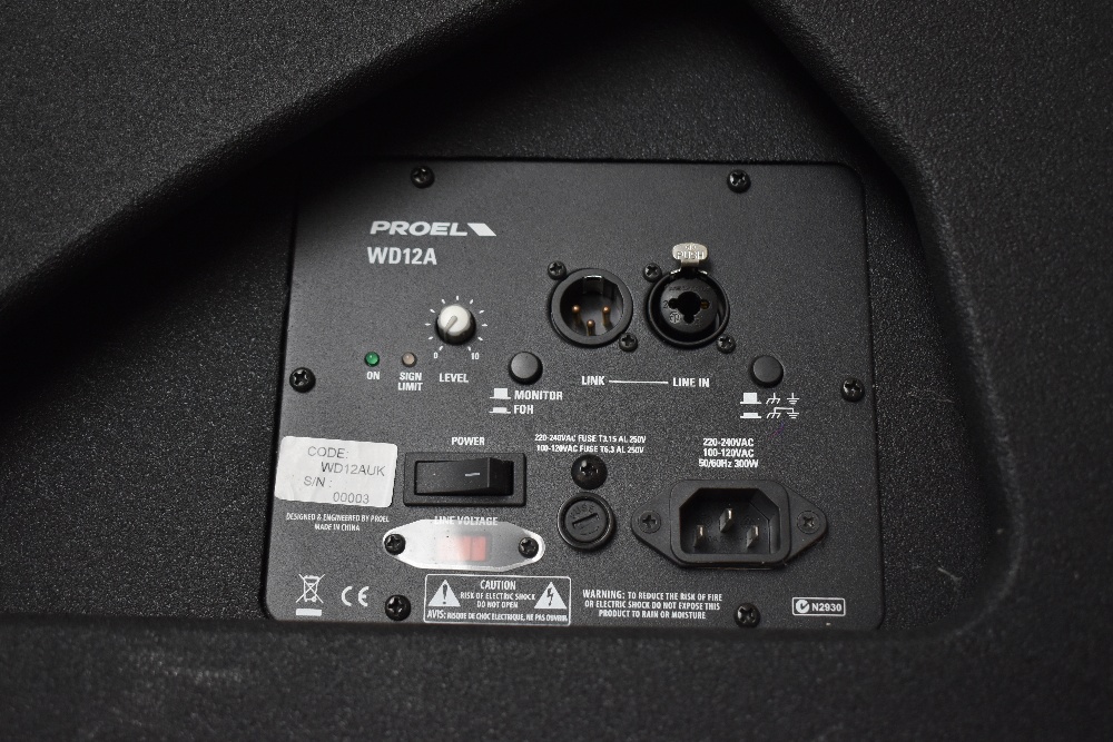 A Proel floor wedge monitor, model WD12A - Image 3 of 3