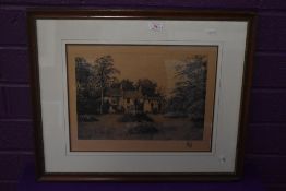 Frederick Albert Slocombe (1847-1920), four rustic and rural countryside scene engravings, one