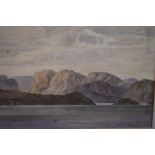 W. Bell (British School, 20th Century), watercolour, 'Norway', signed and dated 1945 to the lower