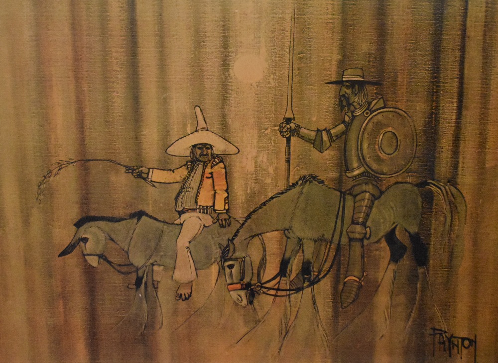 After Colin Paynton (British b.1946) a coloured print '“El ingenioso Hidalgo Don Quijote de la