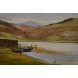 Margaret Copestake (20th Century British School), oil on canvas, 'Watendlath Tarn', signed to the